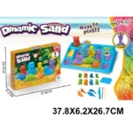 Nisip kinetic in set cu forme (70745)