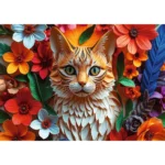 Pisica, 1000 elemente - 40 de ani Trefl (40040) - imagine 2