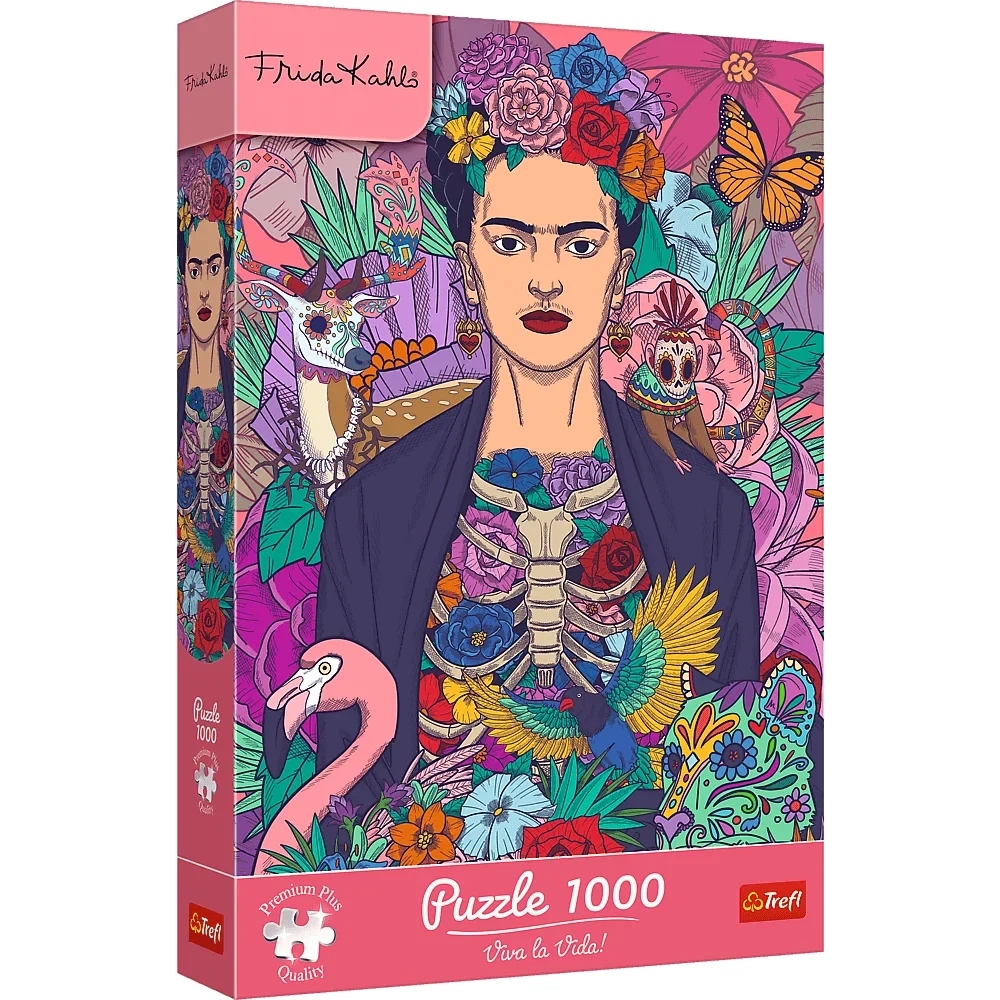 Новый проект Frida Kahlo: Suflet înflorit, 1000 elemente Premium Plus (12096) - imagine 1