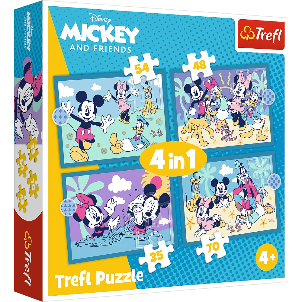 Новый проект (6) Întâmplări amuzante cu Mickey Mouse, 4 in 1 (34669) - imagine 1