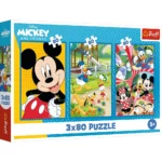 Echipa lui Mickey Mouse, 3 x 80 de elemente (34887)