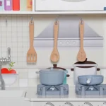 Bucatarie din lemn pentru fetite, cu sunete si lumini (63253) - imagine 3