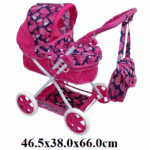 Carucior din metal pentru papusi (308042)