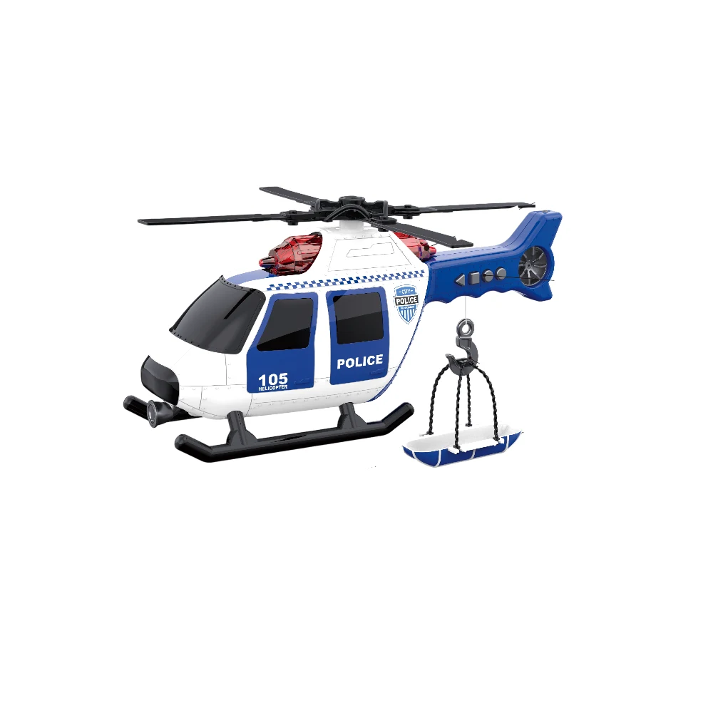 WY105A Elicopter de poliție cu lumini și sunete - 1:16 - WY105A ,Wenyi (11058) - imagine 1