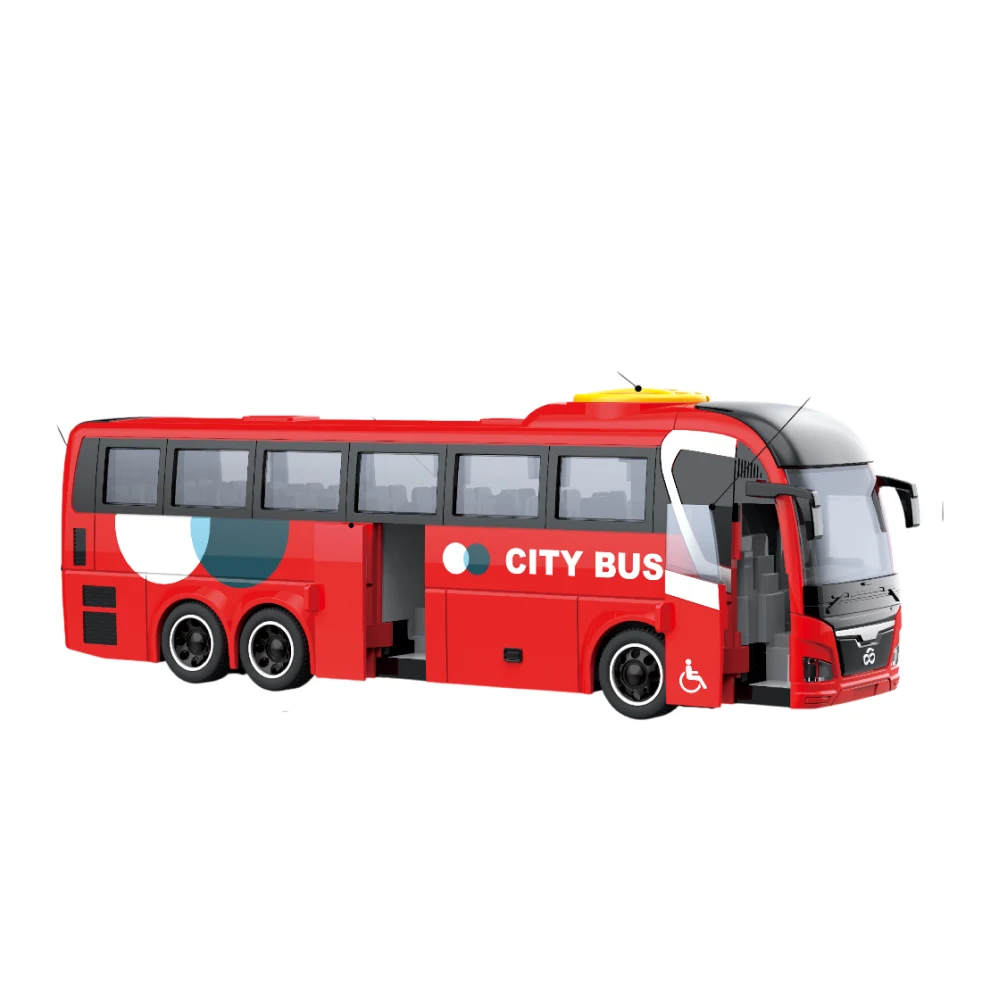 WY1107B Autobuz cu inerție, lumini și sunete - 1:16 - WY1107B ,Wenyi (11076) - imagine 1