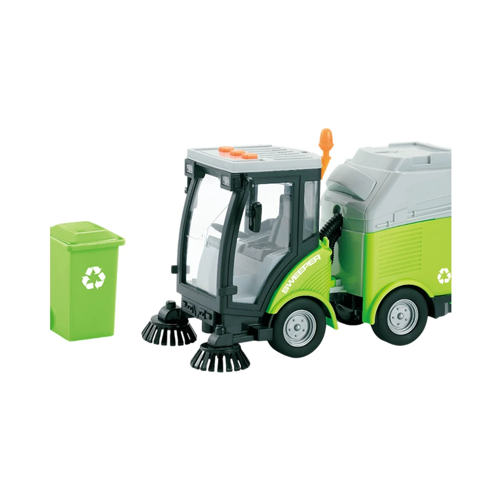 WY680B Mașină de măturat strada cu inerție, lumini și sunete - 1:16 - WY680B ,Wenyi (26809) - imagine 1