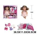Papusa 35cm cu accesorii, vorbeste in limba romana (34564)