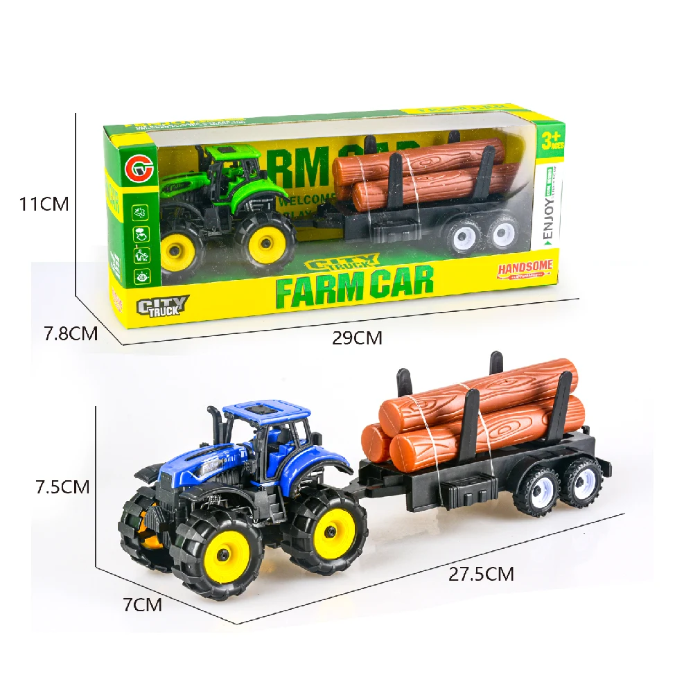 Новый проект (23) Tractor cu lemne – model cu inerție (931422) - imagine 1