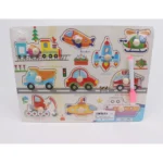 Puzzle din lemn+ tabla de desen (47816)