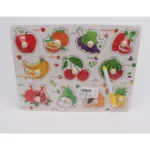 Puzzle din lemn+ tabla de desen (47885)