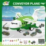 Avion cu sunete in set cu masinute (41483)