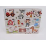 Puzzle din lemn+ tabla de desen (47786)