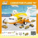 Avion cu sunete in set cu masinute (41469)