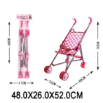 Carucior din metal pentru papusi (68813)