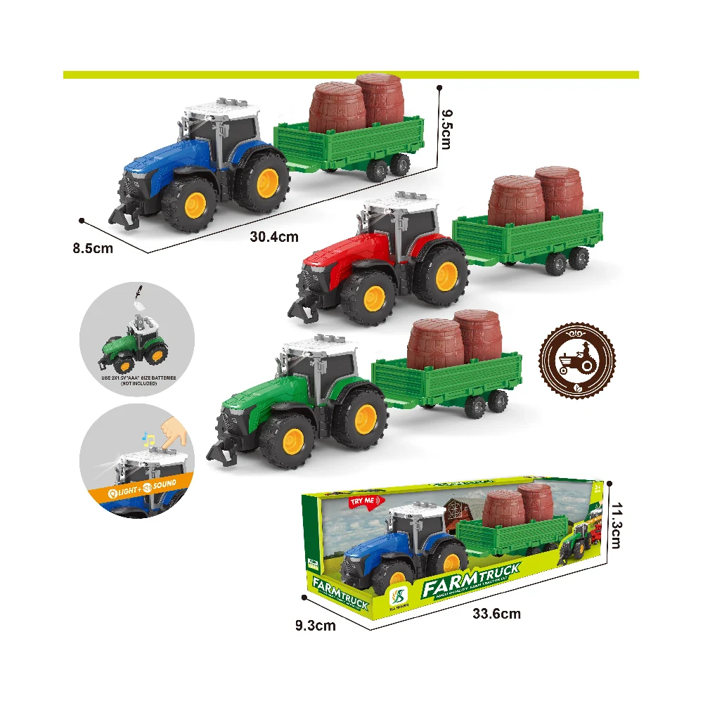 Новый проект (55) Tractor cu inertie cu sunete si lumini (778539) - imagine 1