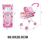 Carucior din metal pentru papusi (840040)