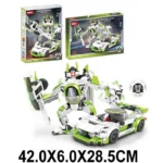 Constructor 2 in 1,robot - masina (18480)