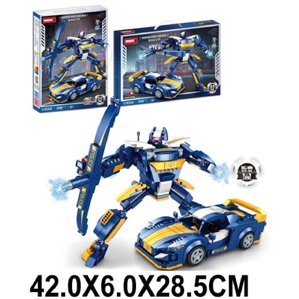 Новый проект (74) Constructor 2 in 1,robot - masina (18527) - imagine 1