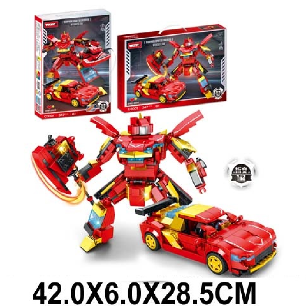 Новый проект (75) Constructor 2 in 1,robot - masina (18534) - imagine 1