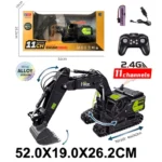 Autospeciala din metal pentru constructie cu radiocomanda cu incarcator (44527)