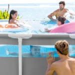 Piscină cu cadru metalic Prism Frame Clearview Premium 427×107 cm, 12706 L, cu pompă 3785 L/h, set complet, Intex (26722) - imagine 2