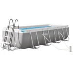 Piscină cu cadru metalic Prism Frame 400×200×122 cm, 8418 L, cu pompă 2006 L/h și scară, Intex (26790) - imagine 4