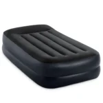 Pat gonflabil Twin Pillow Rest cu pompă încorporată, 99×191×42 cm, max. 136 kg, Intex (64122)