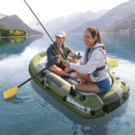 Barcă gonflabilă Seahawk 2 cu vâsle și pompă, 236×114×41 cm, max. 240 kg, Intex (66332) - imagine 2