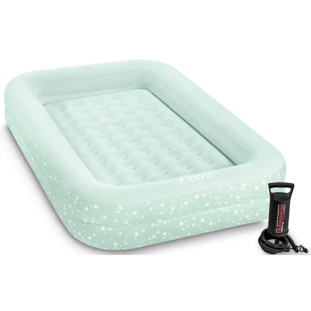 66810 Pat gonflabil Kidz Travel cu margini laterale, 168×107×25 cm, 3–6 ani, Intex (66810) - imagine 1