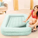 Pat gonflabil Kidz Travel cu margini laterale, 168×107×25 cm, 3–6 ani, Intex (66810) - imagine 3