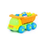 Camion basculant Kesha cu set de construcție – 35 piese, Polesie (4342)