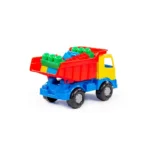 Camion basculant cu set de construcție – 18 piese, Polesie (9097) - imagine 2