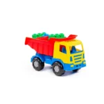 Camion basculant cu set de construcție – 18 piese, Polesie (9097) - imagine 3