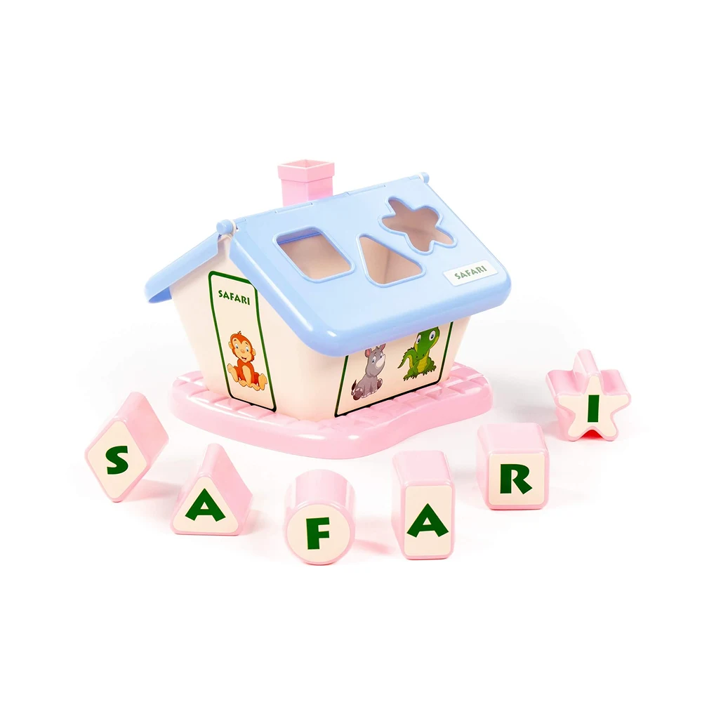 casuta-educativa-safari(1) Căsuță educativă Safari cu sorter, Polesie (90300) - imagine 1