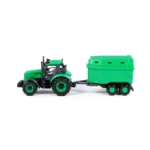 Tractor cu inerție Progress cu remorcă pentru animale, Polesie (91482) - imagine 2