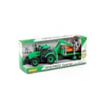 Tractor cu inerție Progress cu remorcă pentru lemne, Polesie (96487) - imagine 4
