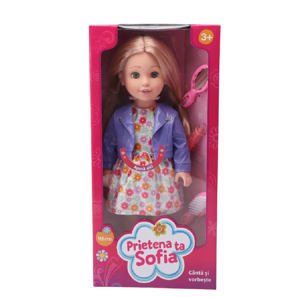 Новый проект - 2025-12-14T194840.358 Papusa Sofia - Cocheta 45cm,vorbeste in limba romana (522394) - imagine 1