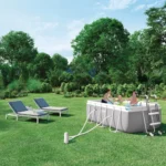 Piscină cu cadru metalic Prism Frame 300×175×80 cm, 3539 L, cu pompă 2006 L/h și scară, Intex (26784) - imagine 2