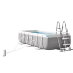 Piscină cu cadru metalic Prism Frame 300×175×80 cm, 3539 L, cu pompă 2006 L/h și scară, Intex (26784) - imagine 4