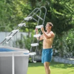 Piscină cu cadru metalic Prism Frame 300×175×80 cm, 3539 L, cu pompă 2006 L/h și scară, Intex (26784) - imagine 5