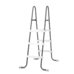 Scară pentru piscine cu înălțime până la 107 cm, 3 trepte, fără platformă, Intex (28065)