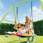 Leagăn tip cuib cu cadru metalic, 201×235×200 cm, max. 150 kg, 3–10 ani, Intex (44111) - imagine 2