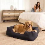 Pat gonflabil pentru animale de companie cu pompă, 97×74×23 cm, max. 22,7 kg, Intex (48702) - imagine 2