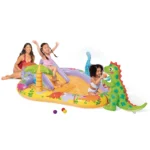 Centru de joacă gonflabil Dino Park, 201×157×69 cm, 159 L, max. 54 kg, 2+ ani, Intex (56139) - imagine 2