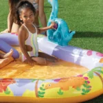 Centru de joacă gonflabil Dino Park, 201×157×69 cm, 159 L, max. 54 kg, 2+ ani, Intex (56139) - imagine 6