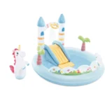 Centru de joacă gonflabil Castelul Unicornului, 196×178×127 cm, 234 L, max. 54 kg, 2+ ani, Intex (56148)