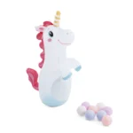 Centru de joacă gonflabil Castelul Unicornului, 196×178×127 cm, 234 L, max. 54 kg, 2+ ani, Intex (56148) - imagine 2