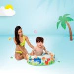 Piscină gonflabilă pentru copii Dino Buddies 61×22 cm, 28 L, 1–3 ani, Intex (57106) - imagine 2