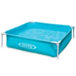 Piscină cu cadru metalic Mini Frame 122×122×30 cm, 342 L, Intex (57173)