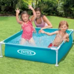 Piscină cu cadru metalic Mini Frame 122×122×30 cm, 342 L, Intex (57173) - imagine 2
